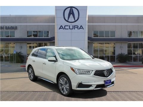 White Diamond Pearl Acura MDX Technology SH-AWD.  Click to enlarge.