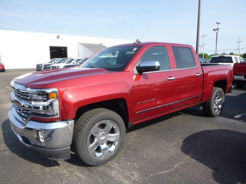 Cajun Red Tintcoat Chevrolet Silverado 1500 LTZ Crew Cab 4x4.  Click to enlarge.