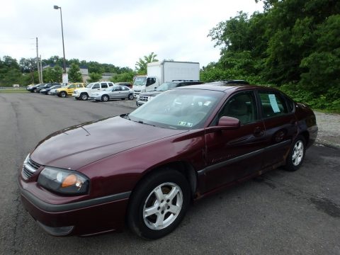 Berry Red Metallic Chevrolet Impala LS.  Click to enlarge.