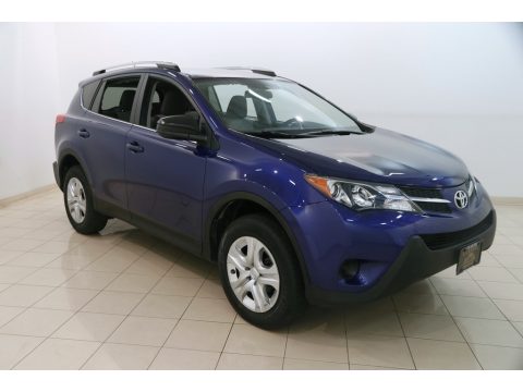 Blue Crush Metallic Toyota RAV4 LE.  Click to enlarge.