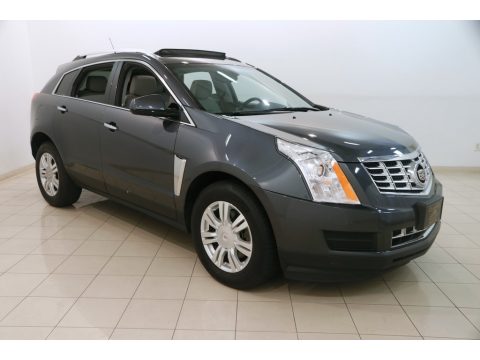 Gray Flannel Metallic Cadillac SRX Luxury FWD.  Click to enlarge.