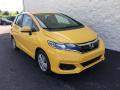 Front 3/4 View of 2019 Honda Fit LX #1