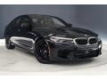 Front 3/4 View of 2018 BMW M5 Sedan #12