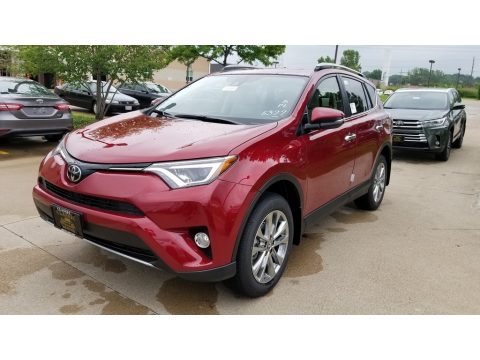 Ruby Flare Pearl Toyota RAV4 Limited AWD.  Click to enlarge.