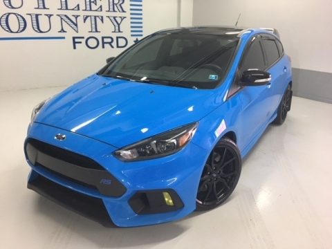 Nitrous Blue Ford Focus RS Hatch.  Click to enlarge.