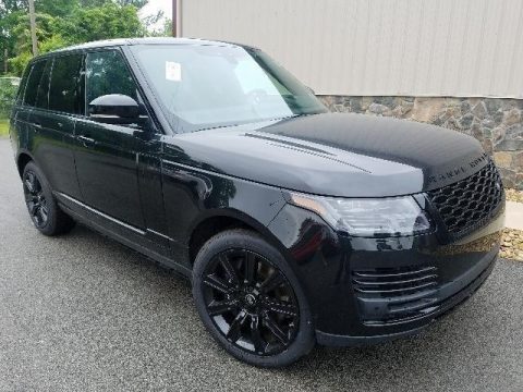 Santorini Black Metallic Land Rover Range Rover HSE.  Click to enlarge.