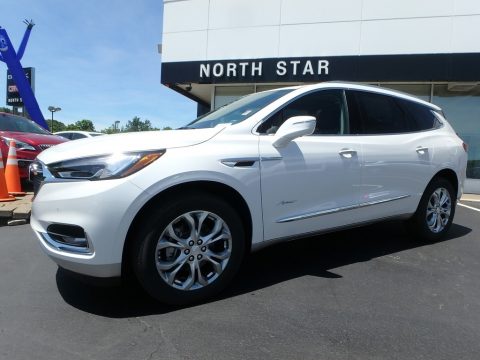 White Frost Tricoat Buick Enclave Avenir AWD.  Click to enlarge.