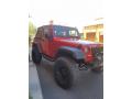 2009 Jeep Wrangler X 4x4 Flame Red