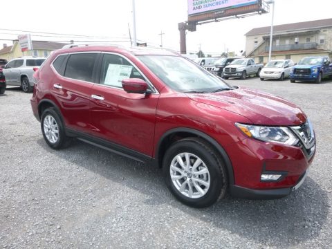 Scarlet Ember Nissan Rogue SV AWD.  Click to enlarge.