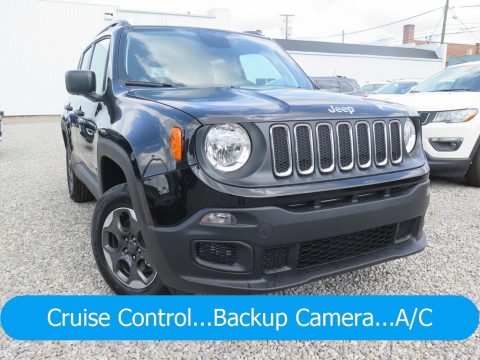 Black Jeep Renegade Sport 4x4.  Click to enlarge.