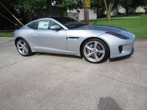 Indus Silver Metallic Jaguar F-Type Coupe.  Click to enlarge.