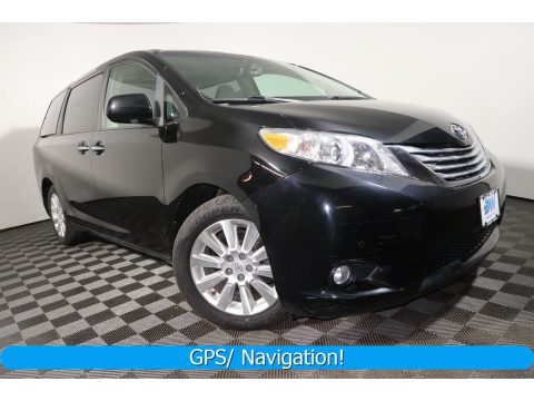 Black Toyota Sienna Limited AWD.  Click to enlarge.