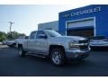 Front 3/4 View of 2018 Chevrolet Silverado 1500 LT Double Cab #1
