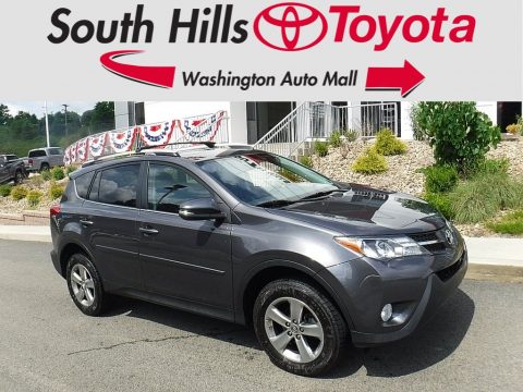Magnetic Gray Metallic Toyota RAV4 XLE AWD.  Click to enlarge.