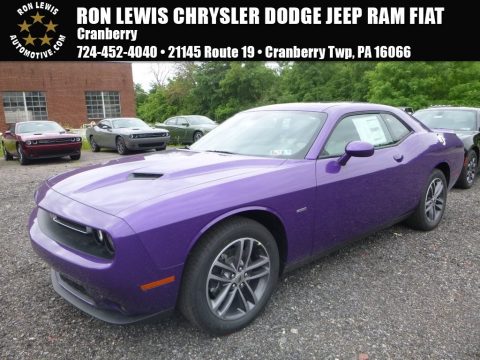 Plum Crazy Pearl Dodge Challenger GT AWD.  Click to enlarge.