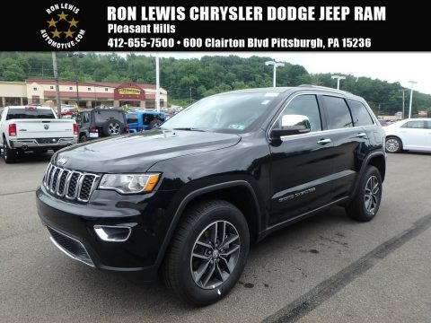 Diamond Black Crystal Pearl Jeep Grand Cherokee Limited 4x4.  Click to enlarge.