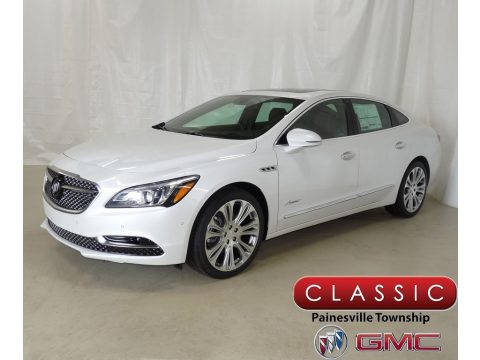 White Frost Tricoat Buick LaCrosse Avenir AWD.  Click to enlarge.