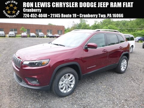 Velvet Red Pearl Jeep Cherokee Latitude 4x4.  Click to enlarge.