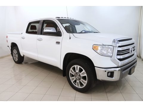 Super White Toyota Tundra 1794 CrewMax 4x4.  Click to enlarge.