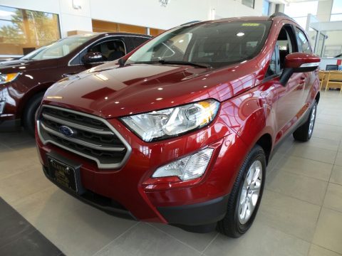 Ruby Red Ford EcoSport SE 4WD.  Click to enlarge.