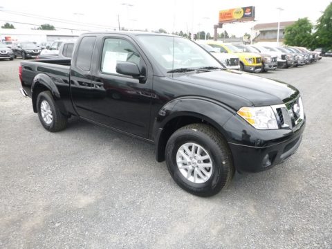 Magnetic Black Nissan Frontier SV King Cab 4x4.  Click to enlarge.