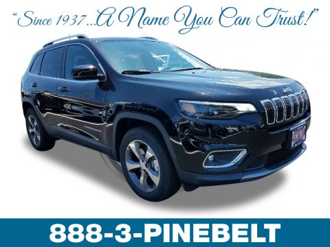 Diamond Black Crystal Pearl Jeep Cherokee Limited 4x4.  Click to enlarge.