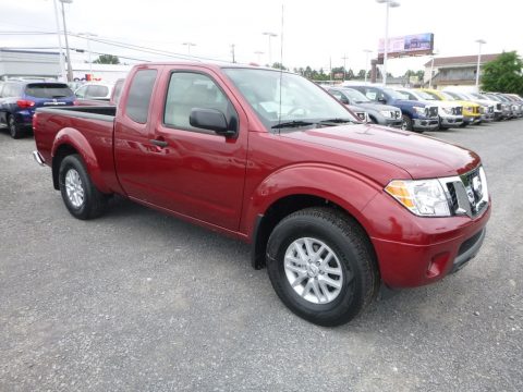 Cayenne Red Nissan Frontier SV King Cab 4x4.  Click to enlarge.