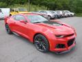 Front 3/4 View of 2018 Chevrolet Camaro ZL1 Coupe #8