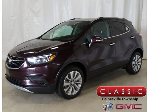 Black Cherry Metallic Buick Encore Preferred AWD.  Click to enlarge.