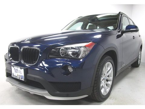 Deep Sea Blue Metallic BMW X1 xDrive28i.  Click to enlarge.