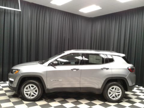 Billet Silver Metallic Jeep Compass Sport 4x4.  Click to enlarge.