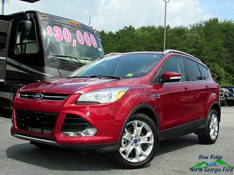 Ruby Red Metallic Ford Escape Titanium.  Click to enlarge.