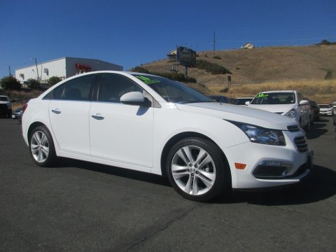 Summit White Chevrolet Cruze Limited LTZ.  Click to enlarge.