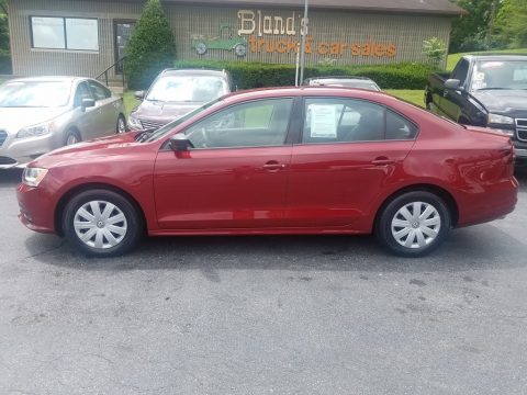 Cardinal Red Metallic Volkswagen Jetta S.  Click to enlarge.