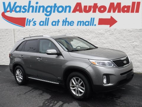 Titanium Silver Kia Sorento LX AWD.  Click to enlarge.