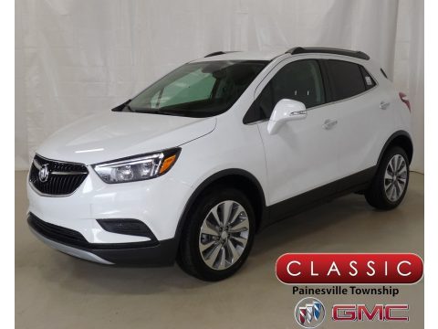 Summit White Buick Encore Preferred AWD.  Click to enlarge.