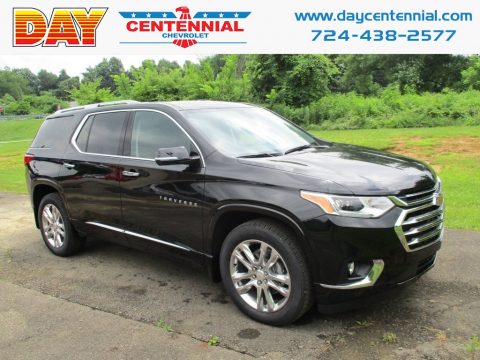 Black Currant Metallic Chevrolet Traverse High Country AWD.  Click to enlarge.