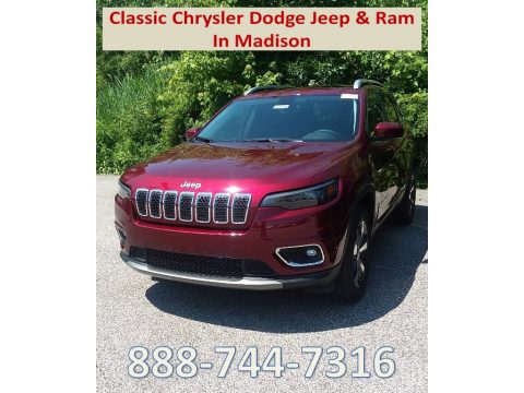 Velvet Red Pearl Jeep Cherokee Limited 4x4.  Click to enlarge.