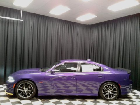 Plum Crazy Pearl Dodge Charger R/T Scat Pack.  Click to enlarge.