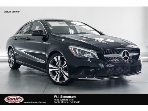 Night Black Mercedes-Benz CLA 250 4Matic Coupe.  Click to enlarge.