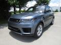 Front 3/4 View of 2018 Land Rover Range Rover Sport HSE #10