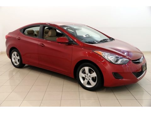 Red Allure Hyundai Elantra GLS.  Click to enlarge.