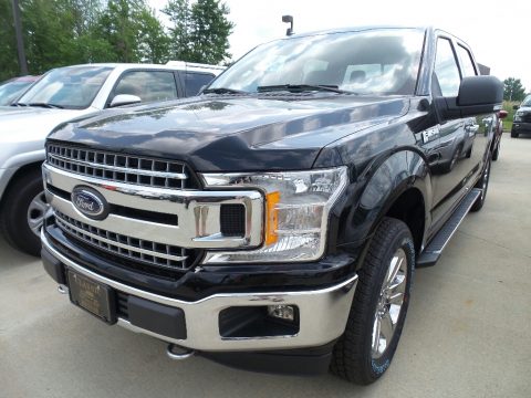 Shadow Black Ford F150 XLT SuperCrew 4x4.  Click to enlarge.