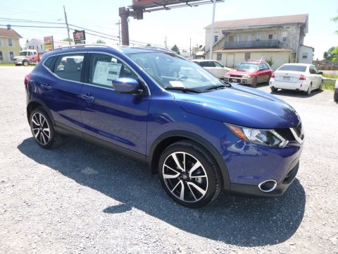 Caspian Blue Nissan Rogue Sport SL AWD.  Click to enlarge.