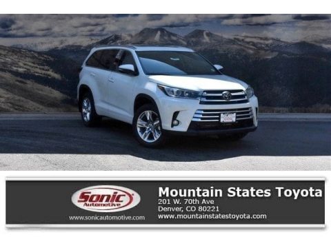 Blizzard White Pearl Toyota Highlander Limited AWD. Click to enlarge. Blizzard White Pearl Toyota Highlander Limited AWD. Click to enlarge.
