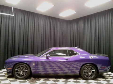 Plum Crazy Pearl Dodge Challenger R/T Scat Pack.  Click to enlarge.