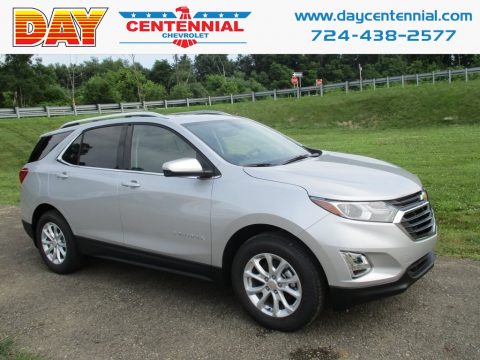 Silver Ice Metallic Chevrolet Equinox LT AWD.  Click to enlarge.