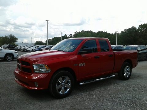 Flame Red Ram 1500 Express Quad Cab.  Click to enlarge.
