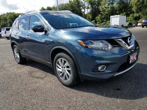 Graphite Blue Nissan Rogue SL AWD.  Click to enlarge.