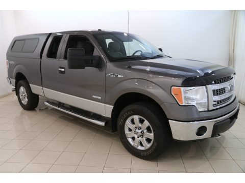 Sterling Gray Metallic Ford F150 XLT SuperCab 4x4.  Click to enlarge.